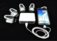 COMER Open Display Alarm System Mobile Phone Acrylic Stand Holder with charging cables