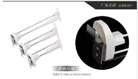 COMER Slat wall hooks security display hook for cellphone retail stores