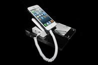 COMER acrylic base display holder for gsm Mobile phone desk stand with price tag alarm and charging function