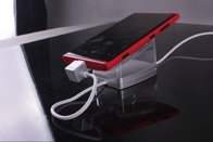 COMER handphones charger display stand for retail stores with alarm
