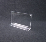 COMER A4 Acrylic display holder stand for Inserts, Tag, Brochure, Leaflet for merchandise.