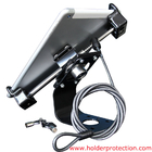 COMER antitheft devices for universal tablet cradle with high security lock for pad display framework