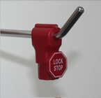 COMER retail loss prevention red 4mm display security EAS stoplock/ EAS Hook Stop lock