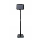 COMER restaurant advertising menu floor display anti-theft stand for tablet ipad in shop, hotels