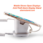 COMER anti-theft stores open displays mobile phone display charging and alarm sensor stand