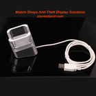 COMER anti-theft acrylic display devices for cellphone retail shop alarm cable lock devices