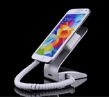 COMER cell phone open security counter display system with charging cable and alarm sensor