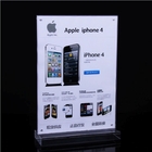 COMER Mobile Phone Acrylic Security Display Stand with alarm sensor cable and charging cord