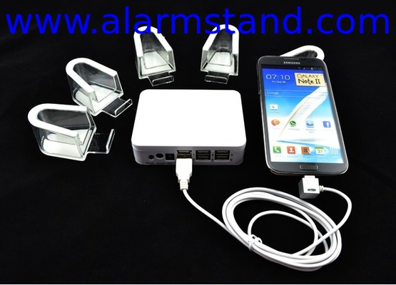 COMER anti-theft  alarm controller Security display Cell phone exhibition holders with alarm and charging