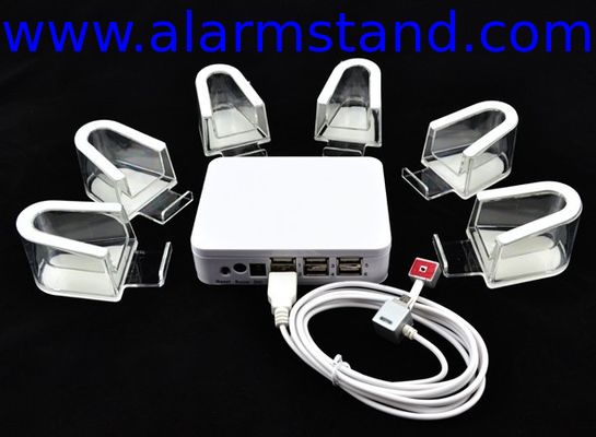 COMER Display Stand Cable Locking System for Mobile Phone retail stores