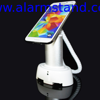 COMER Alarm Charger Function Security floor Display Holder stand with alarm and charging cables