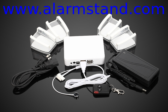 COMER  alarm controller displaying systems with u-shaped security acrylic display mobile phone display stand