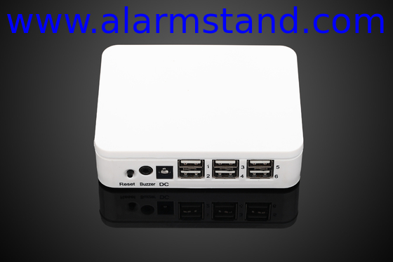 COMER 6 usb-port Alarm security display systems for mobile phone tablet retail stores