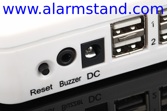 COMER 6 usb-port Alarm security display systems for mobile phone tablet retail stores