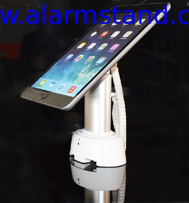 COMER anti-shoplift alarm sensor cable locking for gsm tablet secure cellular telephone retail display stand