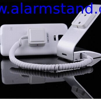 COMER Aluminum alarm device mobile phone metal display stands secure promotional system