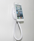 COMER retractable cord wall display holder for alarming in cellphone store wall mounting