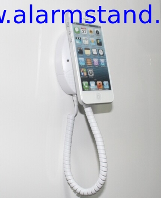 COMER Security Display Wall Mounted Stands for Mobile Phone Alarm cable Locking Holder Kiosks