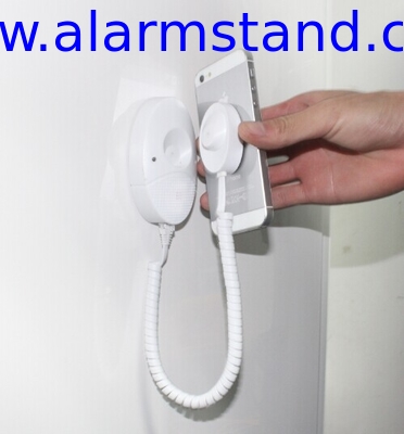 COMER handset display stands for alarm in phone shop with charging function