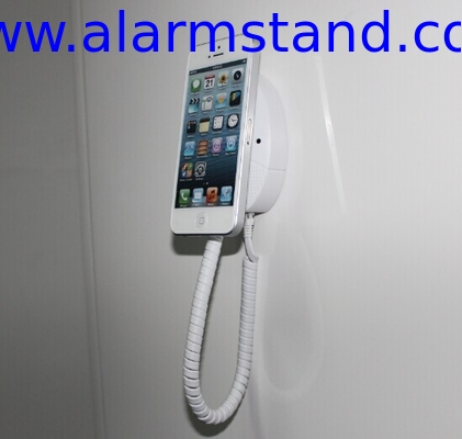 COMER handset display stands for alarm in phone shop with charging function