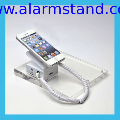 COMER acrylic mount with security display stand for mobile phone accessories retail stores