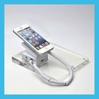 COMER retractable adjustable Mobile Phone Display Alarm Holder with Charger Acrylic Base Display