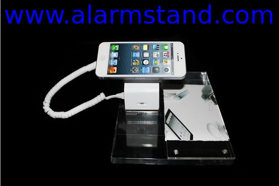 COMER Cellular Phone Acrylic Display Security Cable Locking Stands