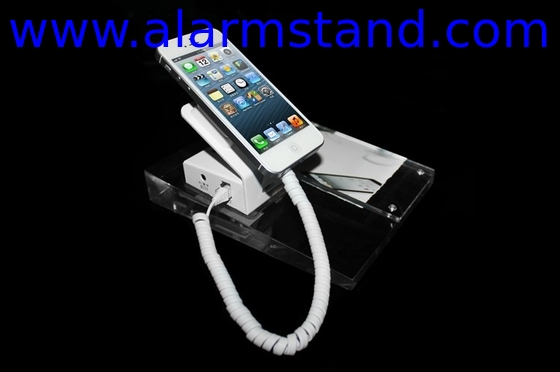 COMER acrylic cell phone display stand antitheft alarm charging holder security