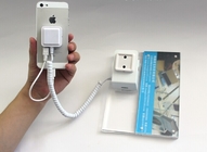 COMER acrylic base display holder for gsm Mobile phone desk stand with price tag alarm and charging function