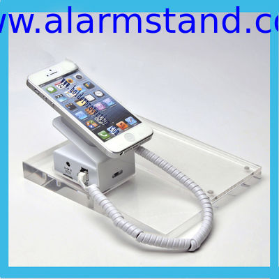 COMER Cellular Phone Acrylic Display Security Cable Locking Stands