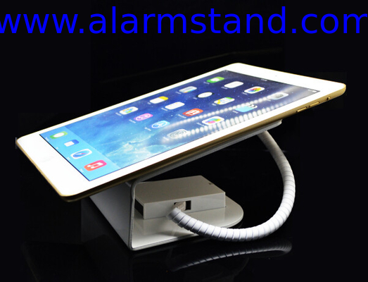 COMER Android tablet security display counter stand with charging and alarm