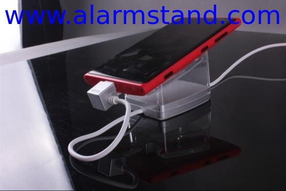 COMER mobile phone accessories stores Burglar Alarm Mobile Phone Anti-Theft Display Stand