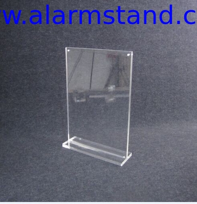 COMER A5 Acrylic display holder stand for Inserts, Tag, Brochure, Leaflet for merchandise.