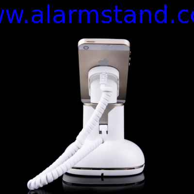 COMER cell phone Security counter alarm display holder, alarm and charge worktop display stand