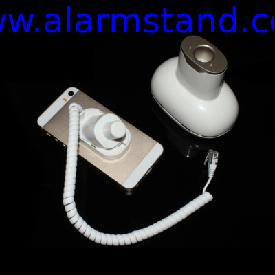 COMER anti-theft devices for gsm Smart phones pedestal counter holder wit Alarm sensor