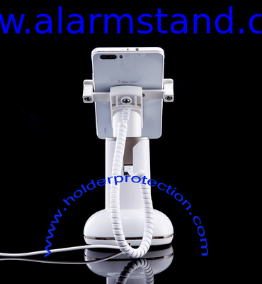 COMER anti shoplift mobile phone alarm desktop display stand factory supply security alarm display devices