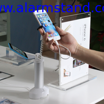 COMER alarm claw security display mobile phone stand with adapter