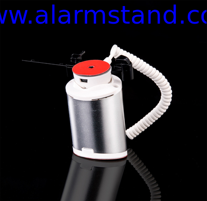 COMER anti-theft security alarm mobile phone display stands with charging cables and alarm sensor