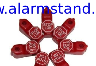 COMER anti-lost stop lock for shoe hooks in supermarket stores
