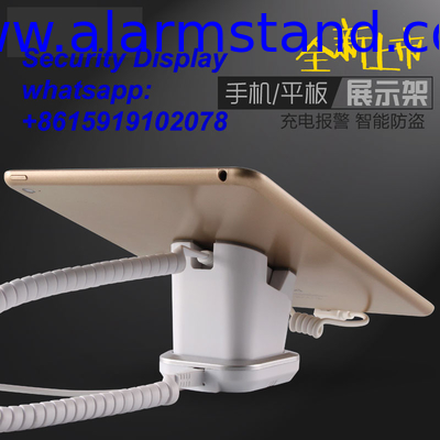 COMER anti-theft mobile phone display charging and alarm sensor stand