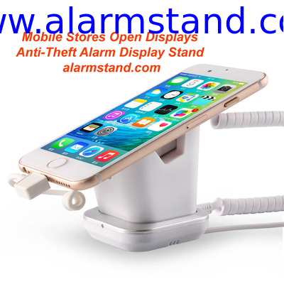 COMER cell phone display charging and alarm sensor stand