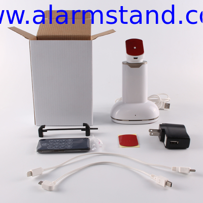 COMER security alarm stands Gripper desktop bracketing for mobile phone stores desktop display