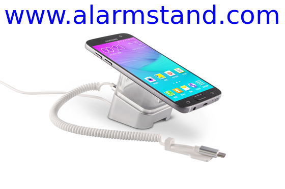 COMER security display stands for mobile accessories retail shop for smartphone show with alarm