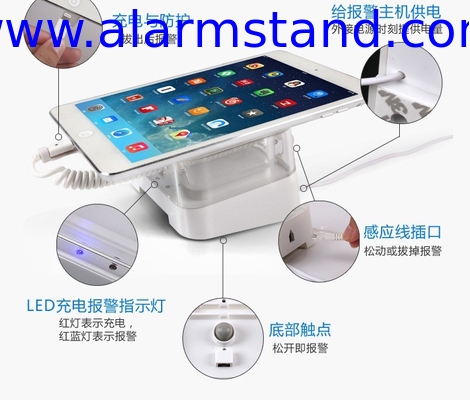 COMER anti-theft cable locking tablet alarm locker tabletop display system