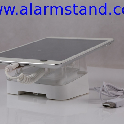 COMER acrylic display stands Anti-theft security tablet brackets with alarm and charging cord