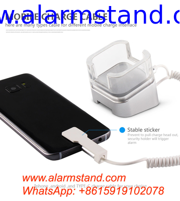 COMER security desktop display devices for alarm smartphone stands retail shops for mobile phone accessories store