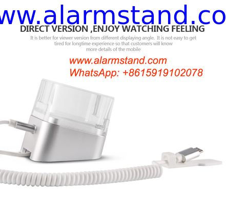COMER Security Display Alarm with gripper stand for cell phone for cellular phone retailer stores