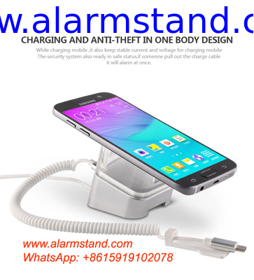 COMER security display stands for mobile accessories retail shop for smartphone show with alarm