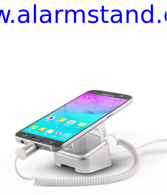 COMER anti-theft alarm cable locking acrylic display Security phone stand for mobile phone accessories stores