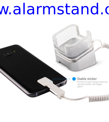 COMER anti-theft alarm security stand mounting for mobile phone display with alarm sensor and charging cord